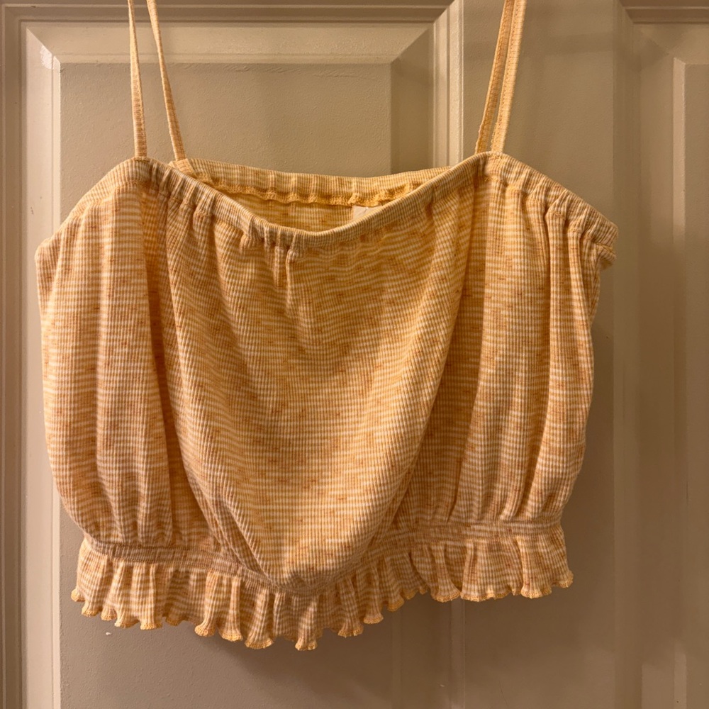 Me to We Smocked Ribbed Camisole